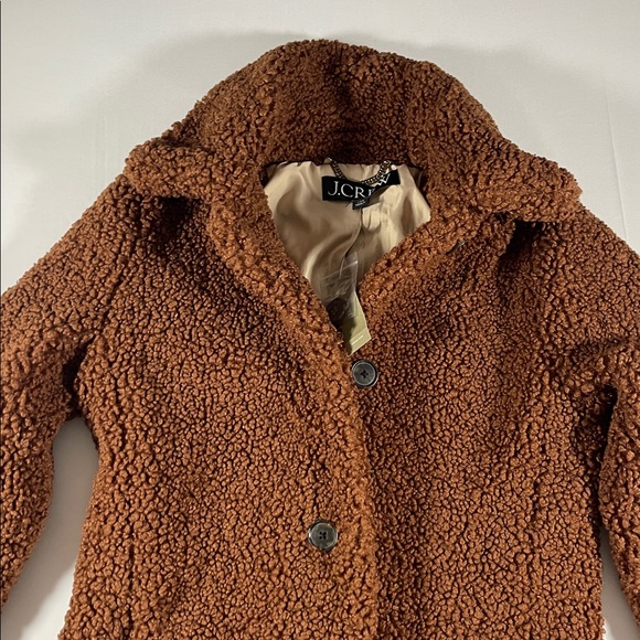 NWT J.Crew Women’s Teddy Sherpa Coat Size XXS - Picture 5 of 15